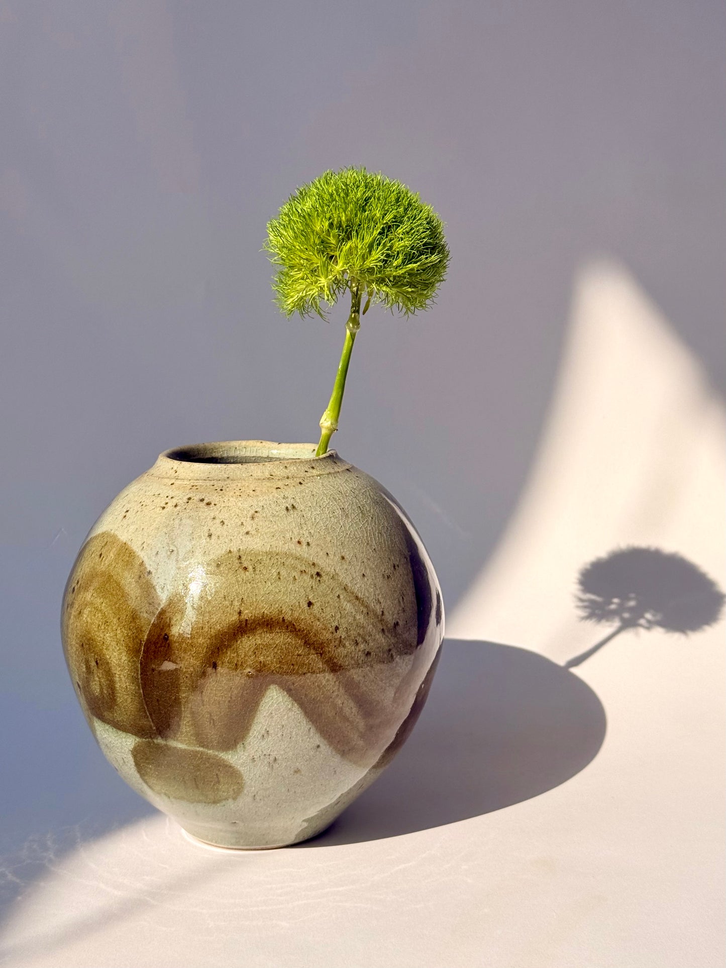 Moon Jar No. 04 — Moss Horizon